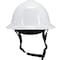 Dynamic Type II Full Brim Safety Helmet w/HDPE Shell, 4-Point Textile Suspension, Wheel Ratchet Adjustment Ve 280-HP642RV-CH-01 - alternate 3