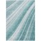 Homeroots 5' X 8' Teal Blue Turquoise And Aqua Striped Washable Indoor Outdoor Area Rug 615014 - alternate 6