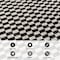 World Rug Gallery Contemporary Checkered Area Rug 2 ft x 3 ft Black WR102BLACK2X3 - alternate 6