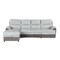 Homeroots Beige And Brown Fabric Sleeper L Shaped Three Piece Sofa and Storage Chaise Sectional 564422 - alternate 9
