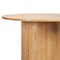 Homeroots 47" Natural Wood Pedestal Base Round Top Dining Table 633114 - alternate 6