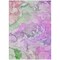 Homeroots 3' X 5' Purple Abstract Washable Non Skid Indoor Outdoor Area Rug 559189 - alternate 9