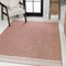 Jonathan Y Alda Modern Minimalist Mingled Solid Salmon/Cream 8 ft. x 10 ft. Indoor/Outdoor Area Rug TSN213B-8 - alternate 5