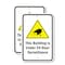 Signmission This Building Is Under 24 Hour Surveillance, 12'' X 18'' 2 Signs, Heavy Gauge Aluminum, 2PK A-1218-2PACK-2568 - alternate 1