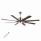 Jonathan Y Octo 66" 1-Light Contemporary Industrial Iron/Plastic Mobile-App/Remote-Controlled 6-Speed Ceiling F JYL9712C - alternate 11