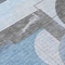 Homeroots 8' X 10' Blue And Gray Geometric Washable Indoor Outdoor Area Rug 618013 - alternate 7