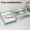 Deli NUSIGN Modular Desk Organizer Set, Rounded Corners, Green ENS001 - alternate 2