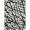 Homeroots 8' X 10' Black And Ivory Abstract Washable Indoor Outdoor Area Rug 614320 - alternate 7