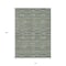 Homeroots 10' X 14' Olive Green And Gray Striped Washable Indoor Outdoor Area Rug 587919 - alternate 6