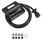 Epicord 10' 7-Way Trailer Cord with Conjunction Wire Box EXRV078-10X - alternate 1