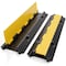 Pyle Cable Ramp, 1.20 in H, 39.60 in L, 8.70 in W, 1 Channel, Thermoplastic Rubber, 1 PR PCBLCO102X2 - alternate 1