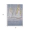 Homeroots 8' X 10' Blue And Gold Nautical Washable Indoor Outdoor Area Rug 631032 - alternate 4