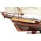 Homeroots 27" Brown Manufactured Wood Boat Hand Painted Sculpture 364268 - alternate 5