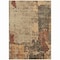 Homeroots 5' X 8' Khaki Charcoal And Terra Cotta Abstract Washable Indoor Outdoor Area Rug 606038 - alternate 8