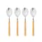 Mepra Fantasia American Coffee Spoon Set - 4 Pcs. - Orange 10O644426 - alternate 1