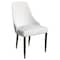 Leisuremod Allure Modern Dining Chair In White and Oak Wood Legs AC49W - alternate 1