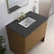 James Martin Vanities Hudson 36" Single Vanity, Honey Oak w/ 3 CM Parisien Bleu Silestone Top 435-V36-HNO-3PBL - alternate 7