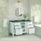 James Martin Vanities Myrrin 48in Vanity, Bright White w/ 3 CM Parisien Bleu Silestone Top w/FreePower Wireless Charger 485-V48-BW-FPBL - alternate 5