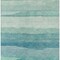 Homeroots 10' X 14' Turquoise Striped Washable Indoor Outdoor Area Rug 608156 - alternate 6