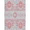 Homeroots 10' X 14' Blush Sky Blue And Brown Oriental Washable Indoor Outdoor Area Rug 597673 - alternate 7
