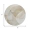 Homeroots 8' Beige And Taupe Round Abstract Washable Indoor Outdoor Area Rug 630431 - alternate 4