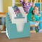Acrimet 5 Section Incline File Sorter Desk Organizer Rack for Office Desktop Plastic Solid Green 225.6 - alternate 4