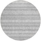 Homeroots 8' Gray And Silver Round Southwestern Washable Indoor Outdoor Area Rug 587538 - alternate 7