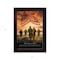 Homeroots Bless Americas Heroes Black Framed Print Wall Art 415331 - alternate 3