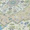 Homeroots 5' X 8' Artichoke Green Blue And Ivory Oriental Washable Indoor Outdoor Area Rug 596603 - alternate 5