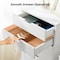 Simple Deluxe 7 Drawer Chest, Storage Cabinet Dressers with Wheels, Dressers Storage Cabinets, Dresser Mobile Cab 3A88CHEST7C01WHT - alternate 6