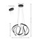 Jonathan Y Euphoria 18.5" 1-Light Contemporary Designer Aluminum/Iron Scribble Integrated LED Pendant Light, Bla JYL1703A - alternate 8