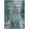 Homeroots 5' X 8' Teal Blue Gray And Charcoal Abstract Washable Indoor Outdoor Area Rug 582927 - alternate 5