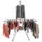 Home-Complete Clothes Drying Rack 2-Level Laundry Drying Rack with 24 Rails, Hanging Bar, 2 Adjustable Wings 82-CRAF16-PLTM - alternate 4