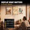 Azar Displays Floating Acrylic Gallery Wall Frame Set, 1" Stand off, Gold, 3PK 105704-GLD - alternate 5