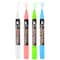 Marvy Uchida Broad Point Chalk Marker Broad Tip Set 4ED, Fluorescent Red, Blue, Green, White 480-4ED - alternate 2