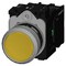 Siemens Illuminated pushbutton, 22 mm, round, metal, shiny, yellow 3SU1152-0AB30-1BA0-ZY11 - alternate 3