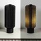 Jonathan Y Banks 15.75" Modern Minimalist Paper Pleated Column Accent LED Table Lamp, Black JYL9105A - alternate 4