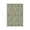 Homeroots 5' X 8' Artichoke Green And Gray Damask Washable Indoor Outdoor Area Rug 588131 - alternate 6