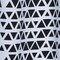 Homeroots Navy and White Geo Illusion Shower Curtain 399734 - alternate 2
