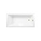 Kingston Brass 66-Inch Acrylic Rectangular 3-Wall Alcove Tub Combo w/ Waste and Overflow Drain, Right Hand Drain CVTAP663222R7 - alternate 4