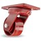 Hamilton Kingpinless Swivel Caster, 4" x 2" Cast Iron Metal Wheel, 3/4" Sealed Precision Ball Bearings S-ZFHS-4MB-4SL - alternate 1
