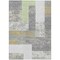 Homeroots 8' X 10' Gray Ivory And Mint Green Geometric Washable Indoor Outdoor Area Rug 612421 - alternate 4