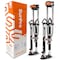 Surpro Double-Sided Drywall Stilts, Magnesium Base, 21 in - 31 in Height, QuadLock Contractor-Grade Stilts S2X-M-2131 - alternate 1