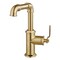 Kingston Brass One-Handle Single-Hole Bathroom Faucet with Push Pop-Up Drain, Brushed Brass LS6003KL - alternate 1