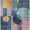Homeroots 5' X 8' Blue Green And Copper Geometric Washable Indoor Outdoor Area Rug 604313 - alternate 6