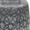 Homeroots 12" Dark Gray Geometric Round Glass Table Vase 565434 - alternate 6