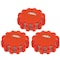 Performance Tool 3 pk. LED Safety Flares, Red Flashing Lights, Magnet, Swivel Hook, 3PK W2343 - alternate 1