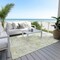 Homeroots 10' X 14' Artichoke Green Lavender And Beige Floral Washable Indoor Outdoor Area Rug 611185 - alternate 6