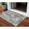 Homeroots 3' X 5' Taupe Gray And Copper Abstract Washable Indoor Outdoor Area Rug 583178 - alternate 1