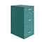 Space Solutions 14.25 in W 3 Drawer Vertical File Cabinet W/ Pencil Drawer, Teal 24415 - alternate 1